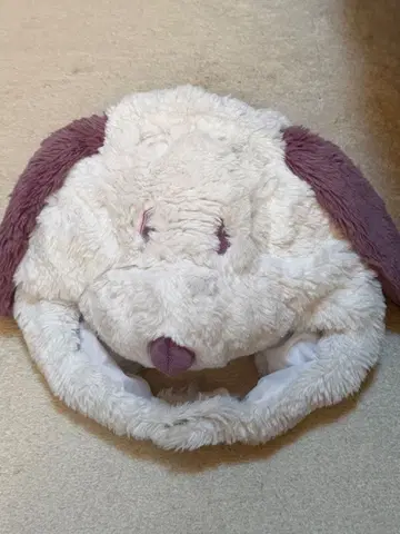 스누피 봉제 인형 햇 (보라색)