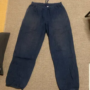 Phatee 네이비 조거 팬츠 hemp 원단