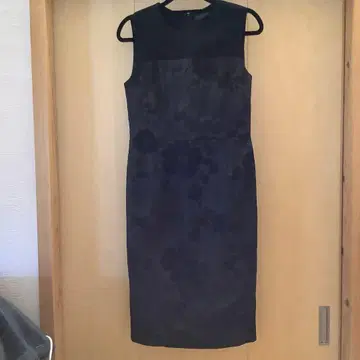 PEELSLOWLY 다크 블루 타이트 드레스