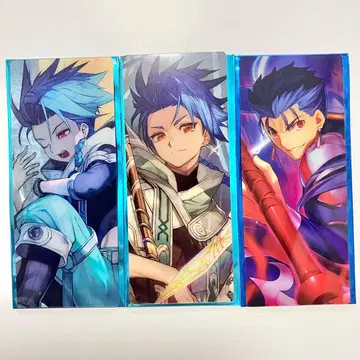 FGO 최종 재림전 편성 화면풍 카드 세탄타 쿠 훌린 3점