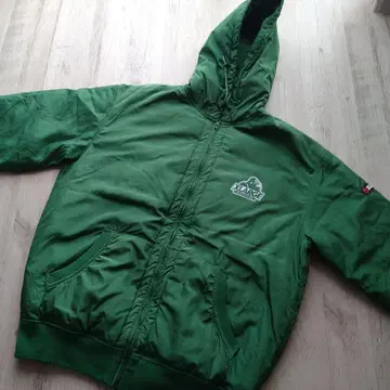 [ XLARGE ] 그린 점퍼 후드 부착 L 사이즈