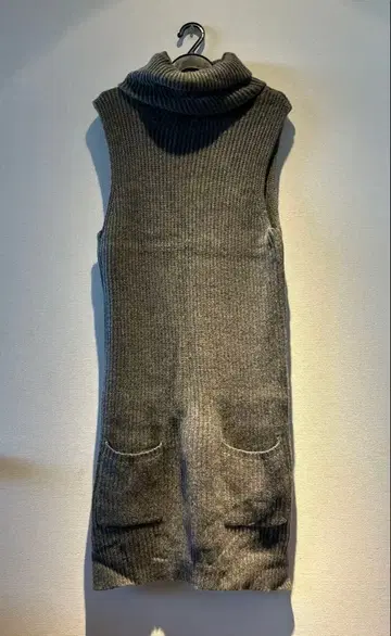 랄프 로렌 여성용 니트 슬리브리스 원피스