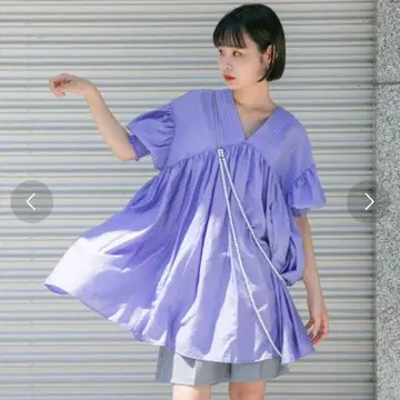 KBF 볼륨 개더 미니 원피스