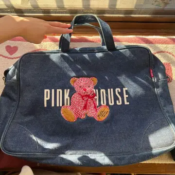 PINK HOUSE 데님 숄더백
