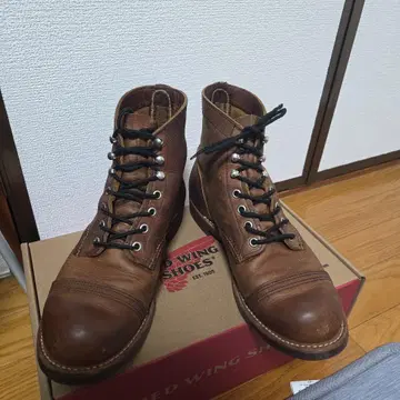 RED WING SHOES 25.5cm #8085 브라운 가죽