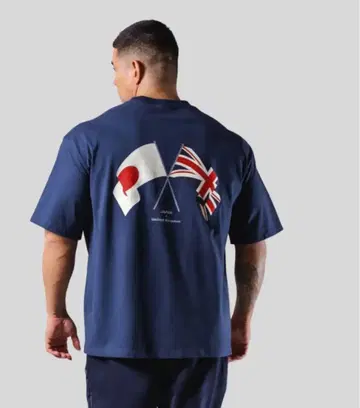 lyft 리프트 T셔츠 NEW FLAG BIG T-SHIRT - NAVY