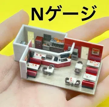 N 게이지 다이너 미니어처 피규어 1/64보다 작은 디오라마 주택 모형