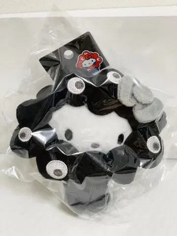 블랙 미야쿠미야쿠 산리오  봉제 인형 카라비너 헬로키티