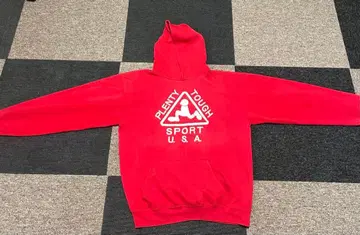 PLENTY TOUGH PTS SPORT 후드티 빨간색