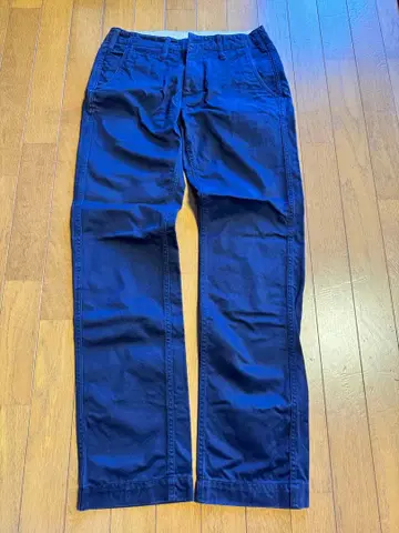 네이비 치노 팬츠 프론트 지퍼 BearFoot 29인치