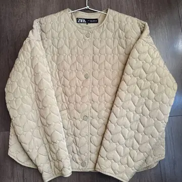ZARA 베이지 퀼팅 자켓