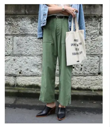 TODAYFUL 빈티지 카고 팬츠 카키