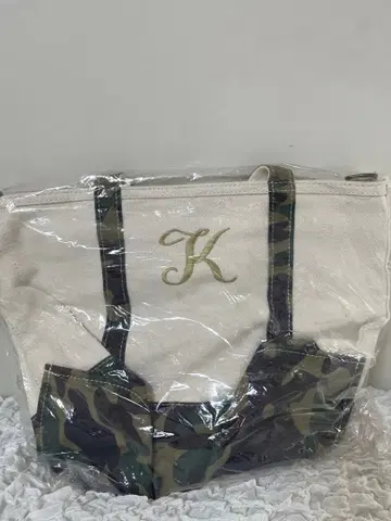 새상품 엘엘빈 숄더 스트랩 토트 토트백 미디엄 카모플라주