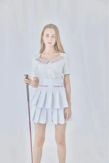 MINUERE 미누에르 케이프 세트 탑스 (화이트)