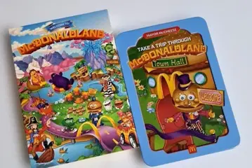 맥도날드랜드 한정판 해외판 새상품 수베니어 캔