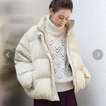 새상품급 Ungrid 볼륨 숏 다운 M