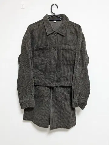 GU 코듀로이 자켓 M 숏팬츠 S 세트