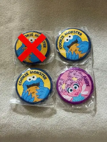 세서미 스트릿 마켓 캡슐 토이 캔뱃지