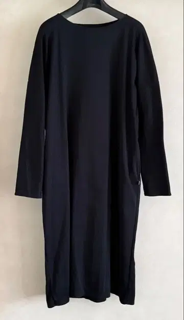 SOU SOU 소우소우 누레바 이로 보트넥 롱 슬리브 원피스 장장