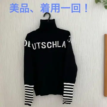 새상품급, 착용 1회! 로고 터틀넥 스웨터
