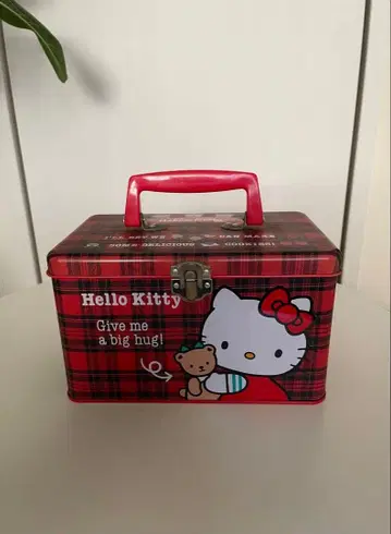 레트로 헬로키티 캔 수납함 캔백 캔케이스