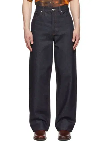 Dries Van Noten / 인디고 와이드 데님