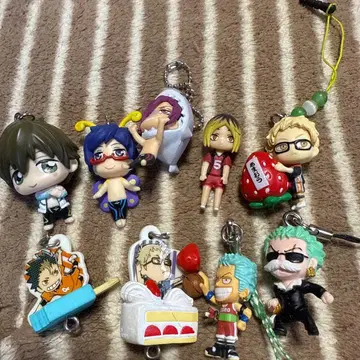 하이큐 원피스 free 피규어 키링 세트
