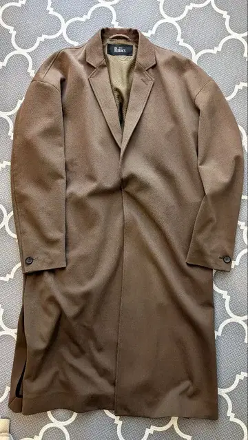 THE RERACS 브라운 체스터 코트