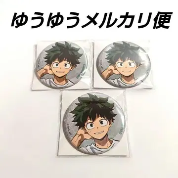 나의 히어로 아카데미아 캔뱃지 미도리야 이즈쿠 3개