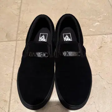 VANS 블랙 슬립온 스니커즈 26cm
