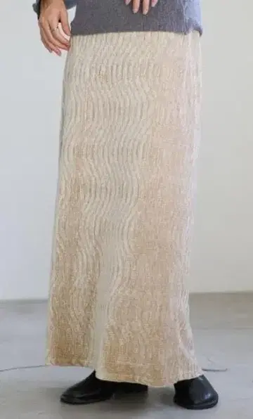 select MOCA 양류 벨로아 롱 스커트 M