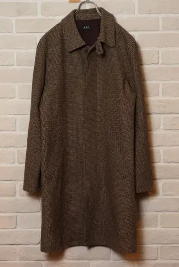 새상품급 A.P.C(아페쎄) 남성용 울 트위드 코트 S