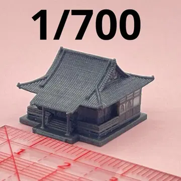1/700 신사 절 미니어처 피규어 1/64보다 작은 디오라마 주택 모형