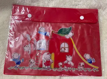 미개봉 새상품 파미리아 familiar 클리어 케이스 빨간 사과 집 패턴