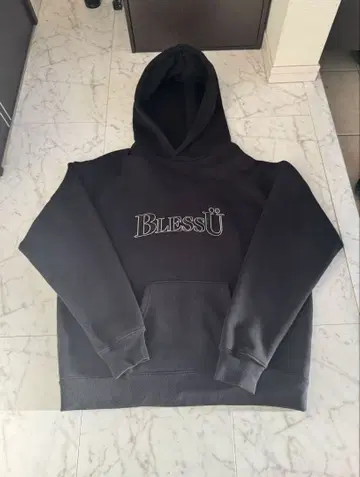 BlessU 후드티 블랙 L