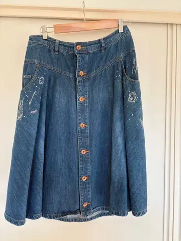 프랑슈리페 데님 스커트 fl5 사이즈