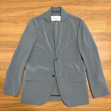 새상품급 이탈리아제 MONOBI 테크 울 셋업 그레이