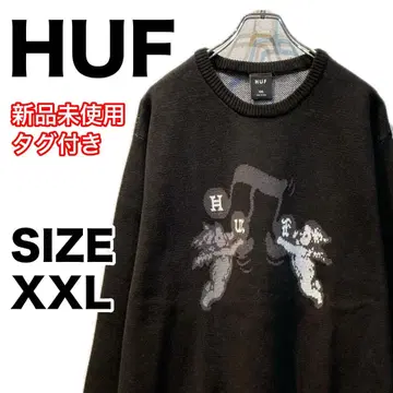 인기 아이템 SALE 새상품 하프 니트 천사 엔젤 스웨터 HUF