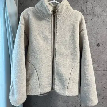 plage 리버서블 보아 블루종