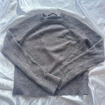 새상품급 ALLSAINTS 그레이 라메 니트 긴팔 니트 스웨터 XS