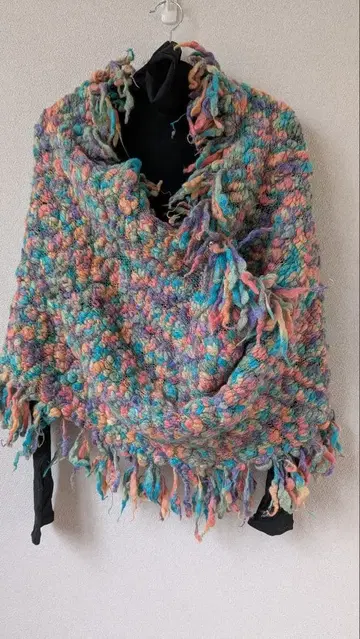 오즈모시스 니트 판초