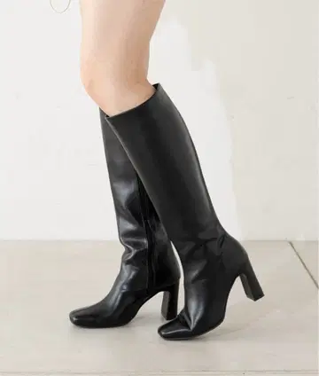 Chico 가죽 힐 롱 부츠