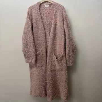 XISPUT 복슬복슬 핑크 가디건