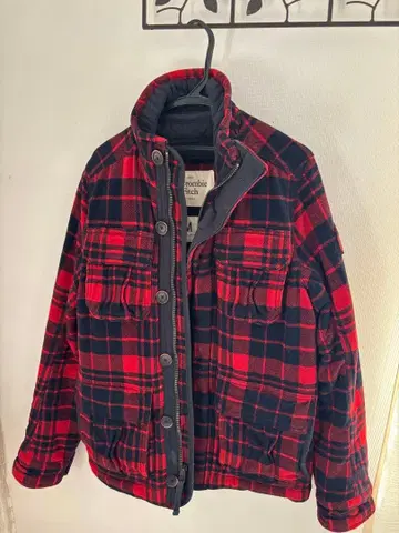 아바클로 men's 체크 무늬 자켓 M