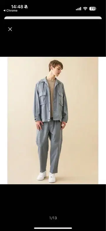 monkey time 코듀로이 셋업