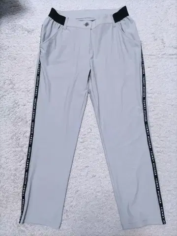 타미힐피거 골프 스트레치 팬츠 그레이 사이드 라인