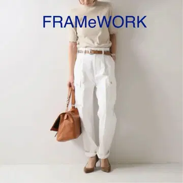 프레임워크 무라 백 새틴 카고 팬츠