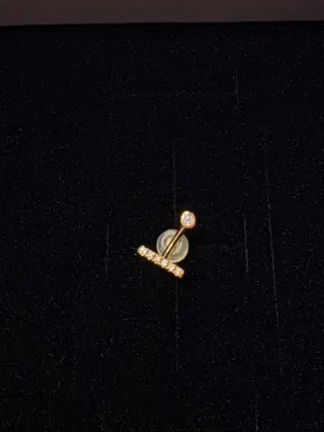 Hirotaka K10 다이아몬드 한쪽 귀걸이