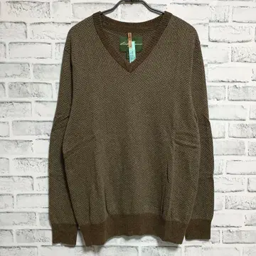 [ Eddie Bauer ] 에디 바우어 V넥 브라운 니트 스웨터