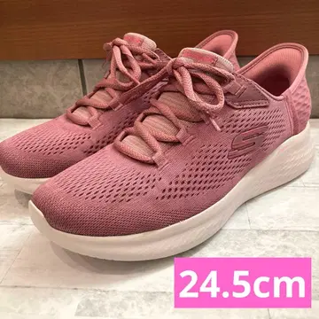 SKECHERS Slip-ins 핑크 스니커즈 24.5cm